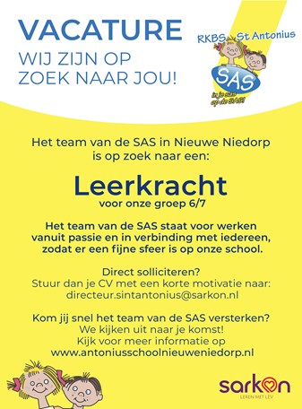 vacature SAS